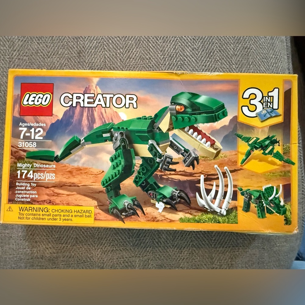 LEGO Creator Ferocious Green Dinosaur Set 31058 Retired